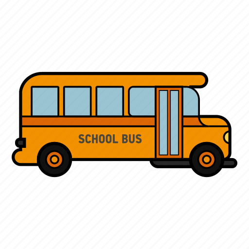 Bus school, school, service, students icon - Download on Iconfinder