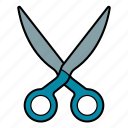 cut, scissors, sharpe, tool