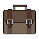 bag, case, diplomate, suitcase