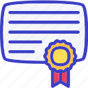 certificate, diploma, grade, achievement