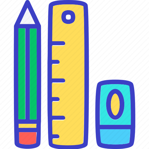 Pencil, drafting, draw, ruler icon - Download on Iconfinder