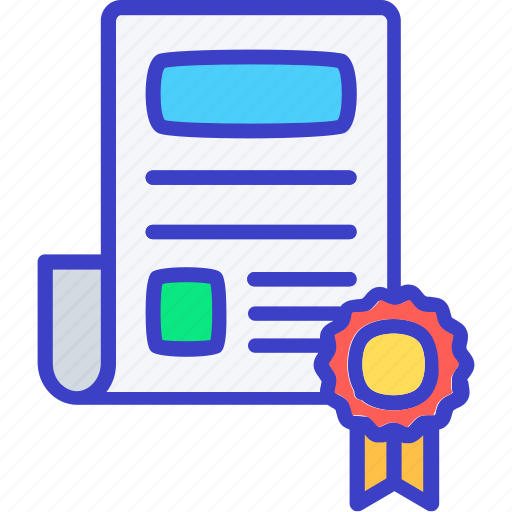 Certificate, diploma, grade, achievement icon - Download on Iconfinder