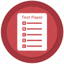 document, paper, test 
