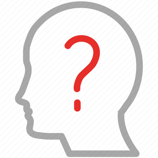 Head, human mind, idea, question mark icon - Download on Iconfinder