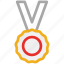 medal, award, prize, winner 