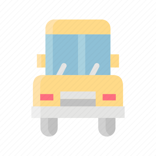 Bus, public, school, school bus, transportation, vehicle icon - Download on Iconfinder