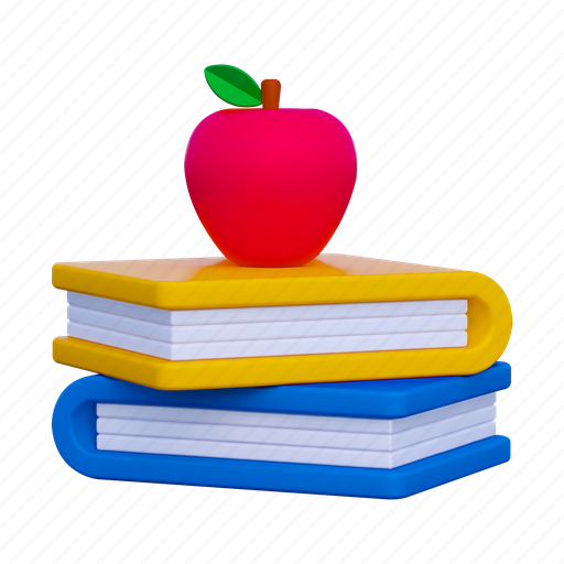 Books, knowledge, library, read, school, reading, learning 3D illustration - Download on Iconfinder