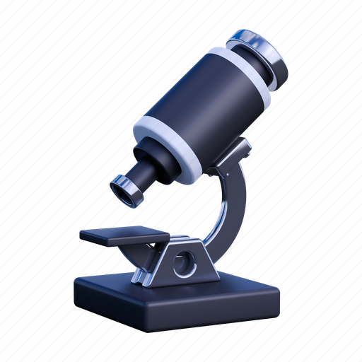 Microscope, experiment, science, medical, lab equipment, biology, laboratory 3D illustration - Download on Iconfinder