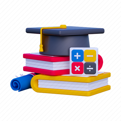 Education, science, research, study, knowledge, book, school 3D illustration - Download on Iconfinder