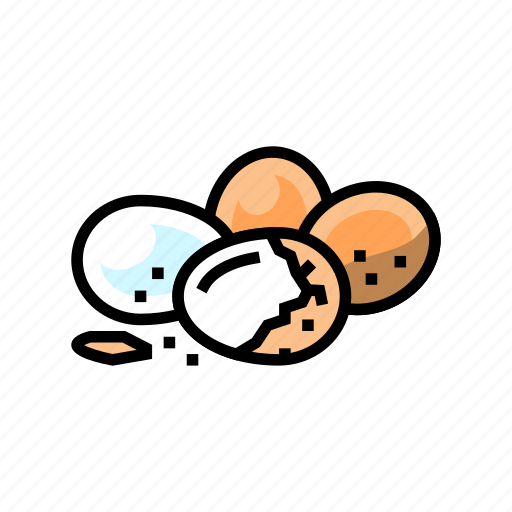 Egg, chicken, shell, hen, food, farm icon - Download on Iconfinder
