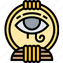 ring, akhet, hieroglyphic, protection, egyptian