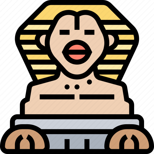Sphinx, statue, pyramids, ancient, egypt icon - Download on Iconfinder