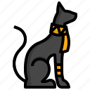 cat, egyptian, egypt, statue, cultures