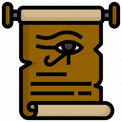 Papyrus, egypt, cultures, hieroglyph, ancient icon - Download on Iconfinder