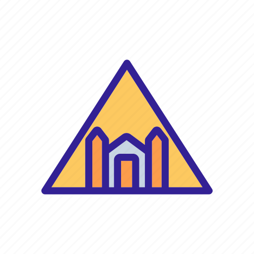Architecture, egypt, famous, landmark, monument, pyramid, pyramids icon - Download on Iconfinder