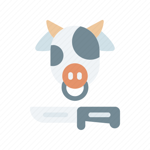 Meat, slaughter, sacrifice, livestock, cow icon - Download on Iconfinder