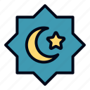 rub el hizb, islamic, islam, ramadan, religion, cultures, shapes and symbols, moon and star, eid al adha