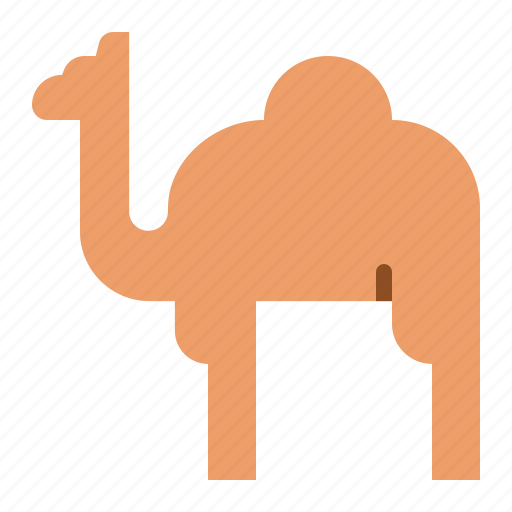 Dromedary, camel, desert, humps, arabian, mammal, desertic icon - Download on Iconfinder