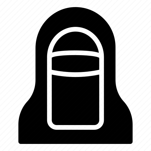 Niqab, muslimah, moslem, female, islam, eid al adha, woman icon - Download on Iconfinder