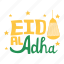 eid al adha, greeting, happy eid, eid, mubarak, muslim, islam, cute sticker 