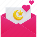 love, message, letter, mail, envelope, greeting, heart, eid, eid al fitr 
