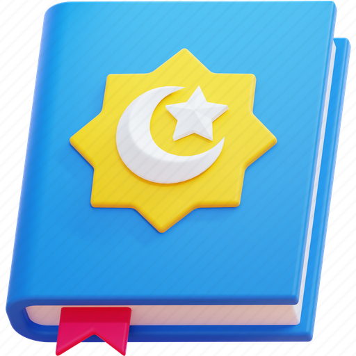 Quran, book, al quran, muslim, holy, pray, islam 3D illustration - Download on Iconfinder