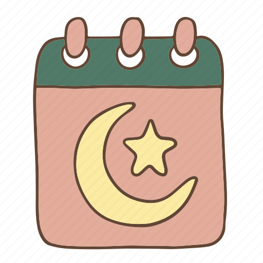 Eid, mubarak, muslim, calender, ramadhan icon - Download on Iconfinder