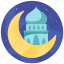 eid, mubarak, islam, mosque, pray, muslim, moon 