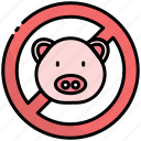 no, pig, no pig, no-pork, no-eat, forbidden, ramadan, muslim