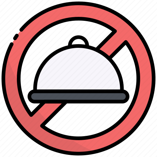 No, food, no food, fasting, ramadan, no-eating, no-eat icon - Download on Iconfinder