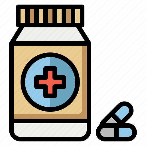 Drug, jar, pill, medicine, medication, pharmaceutical icon - Download on Iconfinder