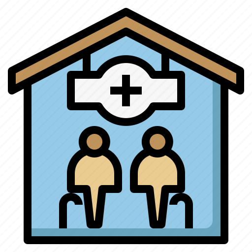 Nursing, elderly, wellness, retirement, shelter icon - Download on Iconfinder