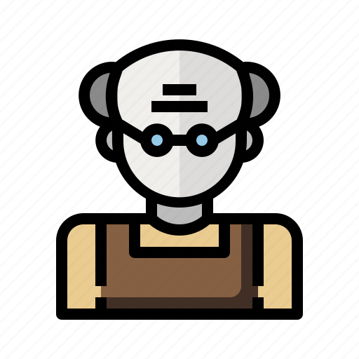 Old, elderly, retirement, grandpa, avatar icon - Download on Iconfinder