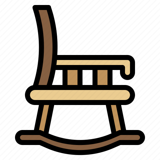 Rocking, chair, furniture, retirement, elderly, living, room icon - Download on Iconfinder