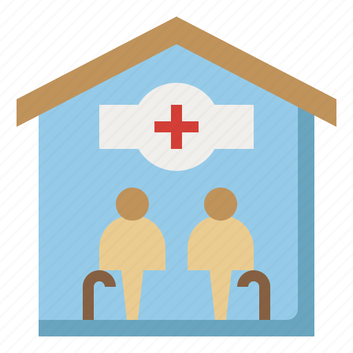 Nursing, elderly, wellness, retirement, shelter icon - Download on Iconfinder