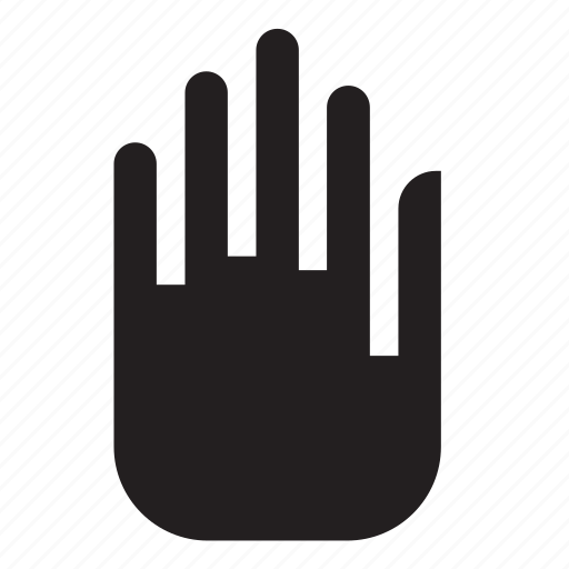 Stop, hand icon - Download on Iconfinder on Iconfinder