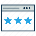 feedback, premium, rank, rating, review, stars