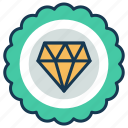 badge, diamond, lable, premium, quality, rank