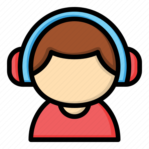 Headphone, headset, listening, headphones icon - Download on Iconfinder