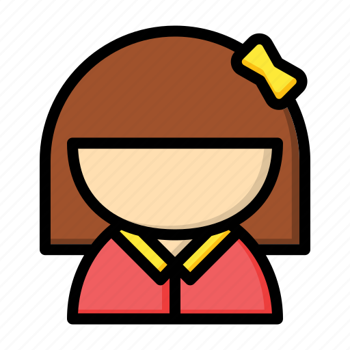 Education, girl, student, avatar icon - Download on Iconfinder