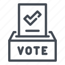 ballot, box, election, vote, voting