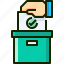 document, elections, box, hand, ballot, voting 
