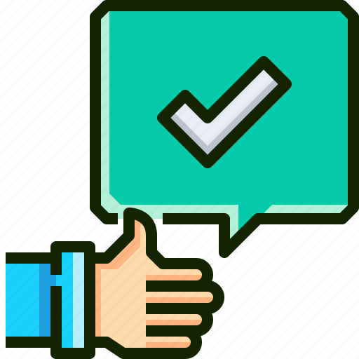 Recommendation, vote, good, rating, hand, feedback icon - Download on Iconfinder