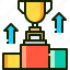 award, success, podium, winner, trophy 
