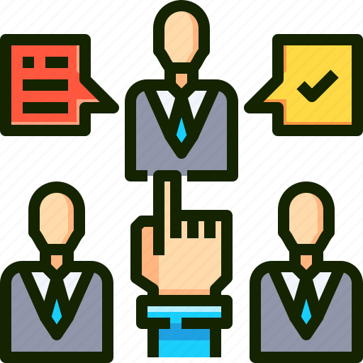 People, vote, candidate, speech, bubble, hand icon - Download on Iconfinder