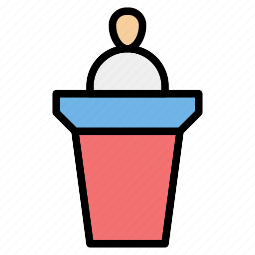 Collaboration, election, meetings, presentation, speech icon - Download on Iconfinder