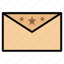 email, envelope, favorite, letter, mail, star