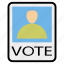application, box, election, elections, envelope, vote 