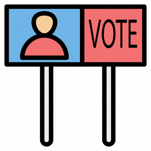 Board, democracy, election, sign, vote icon - Download on Iconfinder