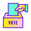 vote, ballot, ballot-box, balloting, box, candidate, card 